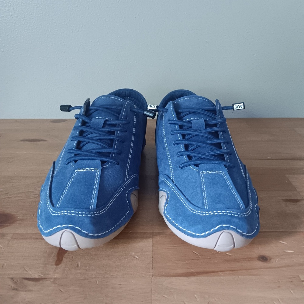 LDeck AUS Driving Shoes Womens EU 36 Blue Suede Bungee Lace Loafers - Picture 2 of 8